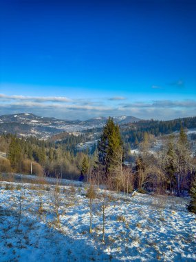 Ukrayna Karpatlar Kış karları
