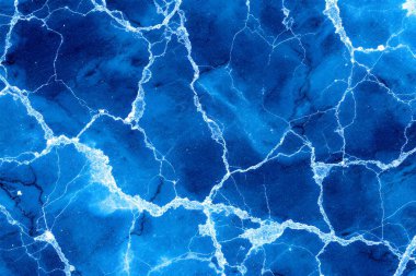Buzlu buzlu efektli mavi mermer desen
