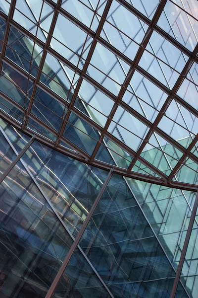 Glasdach Einem Deutschen Gebäude — Stockfoto