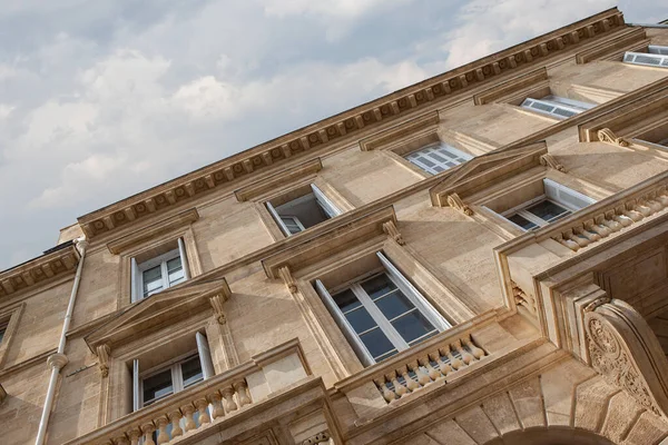 Facade French Mansion Bordeaux City — Stock Photo, Image