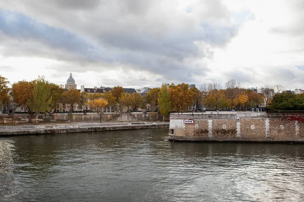 Quays Seine Paris Novembro — Fotografia de Stock