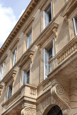 Bordeaux 'da bir Fransız malikanesinin cephesi