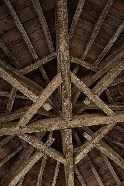 フランスの農場の古い木製フレーム — ストック写真