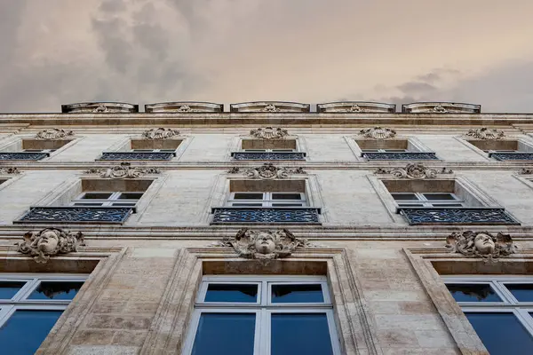 Fasáda Klasického Sídla Francii — Stock fotografie