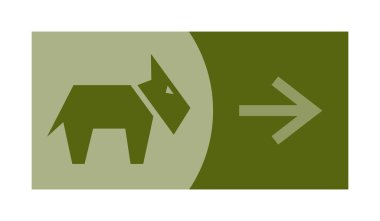 Bir panelde yön işareti