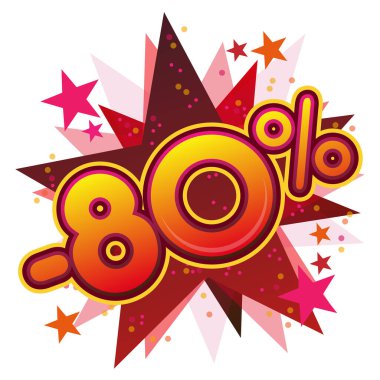 Alışveriş merkezinde ani satış için promosyonlar.