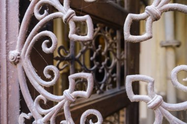 Lviv 'de eski bir evde koridor. Yüksek kalite fotoğraf