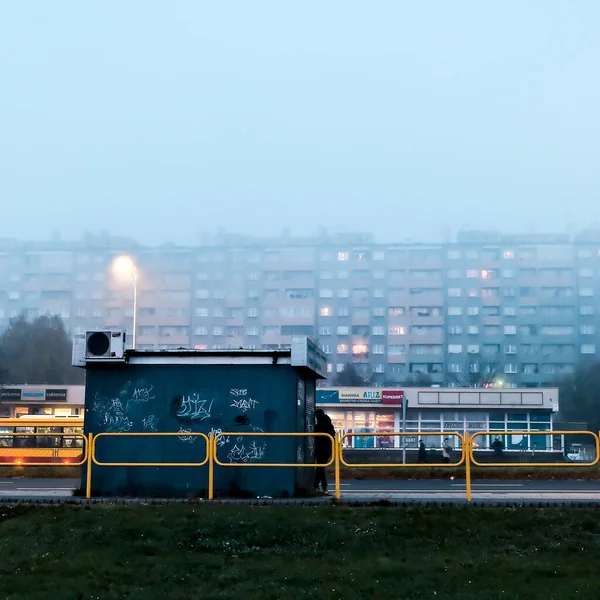 Budtvla Toplu Taşıma Durağı Kielce Polonya Yüksek Kalite Fotoğraf — Stok fotoğraf