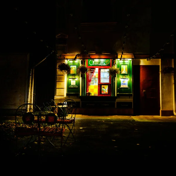 밤에는 거리의 고품질 — 스톡 사진