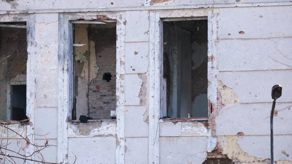 Sala Koncertowa Winnicy Która Została Zniszczona Przez Rosyjskie Uderzenie Rakietowe — Zdjęcie stockowe