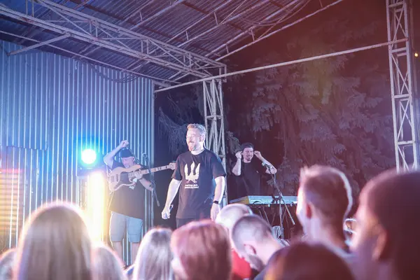 Konser Dari Band Ukraina Tanok Congo Square Tnmk Vinnytsia Pada — Stok Foto