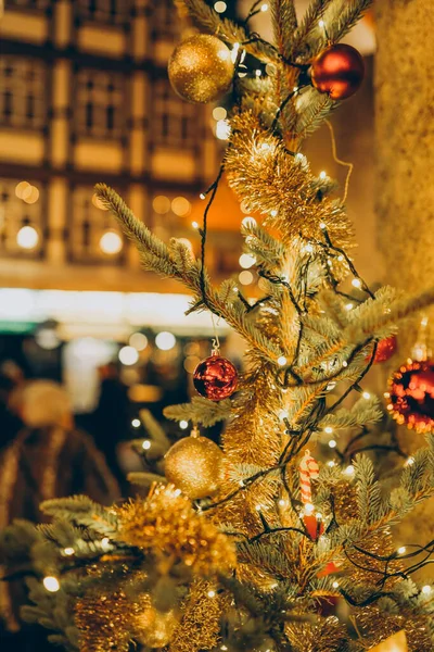Rekreační Dekorace Vánočním Trhu Hannoveru Německo — Stock fotografie