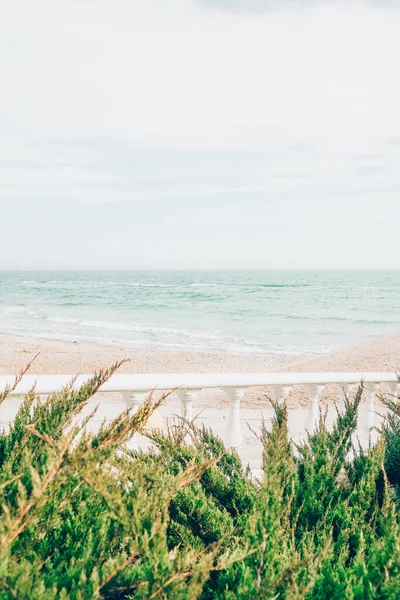 Closeup sea sand beach. Panoramic beach landscape. Inspire beach seascape horizon. Vacation travel holiday banner