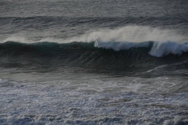 Sahilde dalgalar