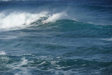 Deniz kıyısının güzel manzarası