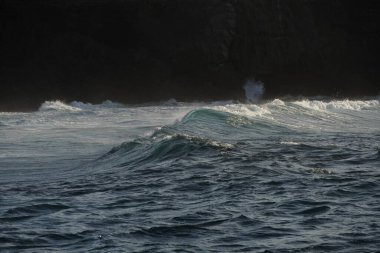 Güzel deniz manzarası. doğa arkaplanı