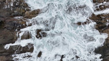 Deniz kıyısının güzel manzarası