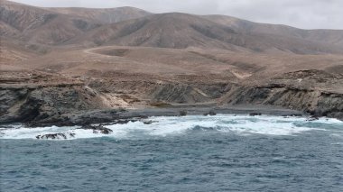 İsrail 'in kuzeyindeki Akdeniz' in güzel manzarası