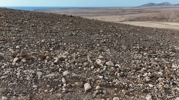 İsrail 'deki Negev Çölü manzarası