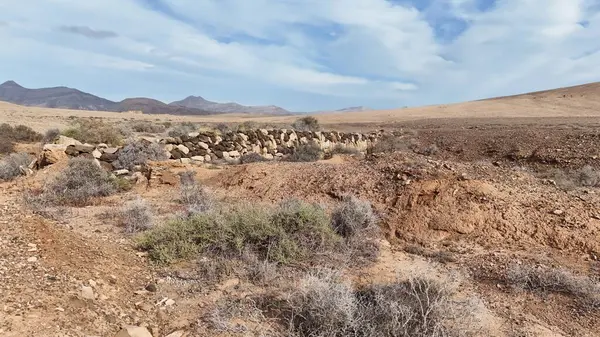 İsrail 'deki Negev Çölü manzarası