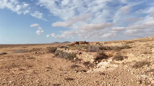 Dağlardaki Negev Çölü 'nün güzel manzarası