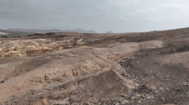 İsrail 'deki Negev Çölü' nün güzel manzarası