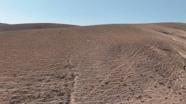 İsrail 'deki Negev Çölü' nün güzel manzarası