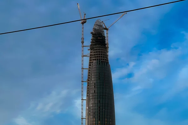 Mohammed Πύργος Υπό Κατασκευή Στο Ραμπάτ — Φωτογραφία Αρχείου