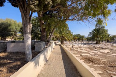 Tanger, Fas 'taki eski bir Yahudi mezarlığı.