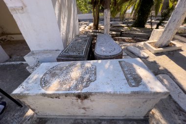 Tanger, Fas 'taki eski bir Yahudi mezarlığı.