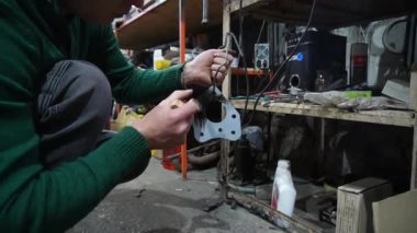 araba tamiri, arka disk fren kurulumu davul, kaynak, çilingir ve dönüşler yerine