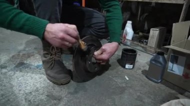 araba tamiri, arka disk fren kurulumu davul, kaynak, çilingir ve dönüşler yerine