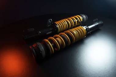 Ayar edilebilir spor süspansiyonu. Ön tekerden çekişli bir bank sarı sarmalı için.