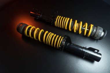 Ayar edilebilir spor süspansiyonu. Ön tekerden çekişli bir bank sarı sarmalı için.