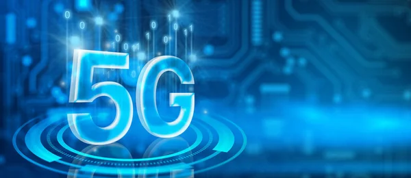 5G network internet mobile wireless. 5G Technology Network Digital Hologram on converging technology. Wireless Network Communication Concept. 3D Rendering.