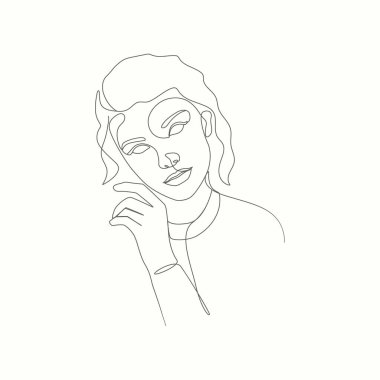 Kızlara yakın kadın sanat elleri tek bir çizimle karşılaşıyor.