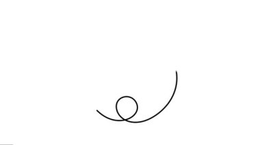 4 yapraklı yonca çizimi, bir yeşil yonca hareketi.