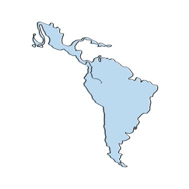 Güney Amerika 'nın aralıksız devam eden sanat zarafeti minimalist haritası