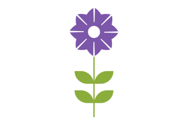 Çiçeksel botanik tasarım ve rengarenk bahar çiçekleri ve düz dizayn tarzında botanik türleri. Dekoratif modern bahçe bitkisi. Düz vektör çizimleri.