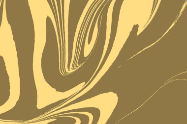 Sarı ve renk ebru sanatı. Geleneksel Türk Ebru tekniği. Resim su üzerinde son derece dokulu kağıt veya kumaş transfer. Renk boya ebru dalgalar ve döşeme deseni ile. Vektör. 