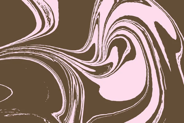 柔和的新潮色彩 大理石的漩涡和玛瑙的涟漪 古代东方绘画技巧 时尚埃布鲁艺术 奢华的设计 — 图库矢量图片