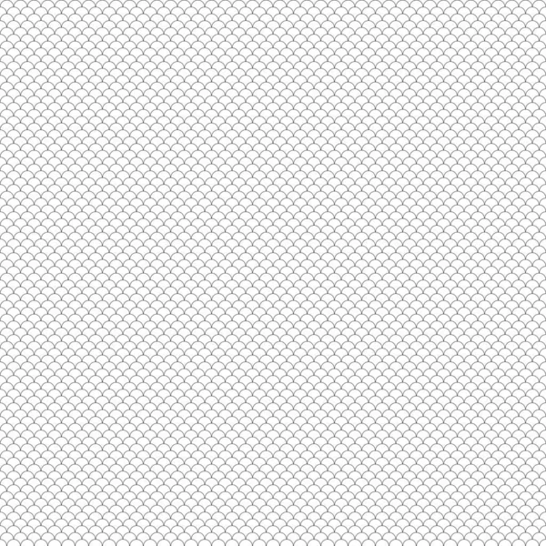 Векторный Бесшовный Шаблон Современная Стильная Текстура Раковинами Черной Линии Повторяю — стоковый вектор