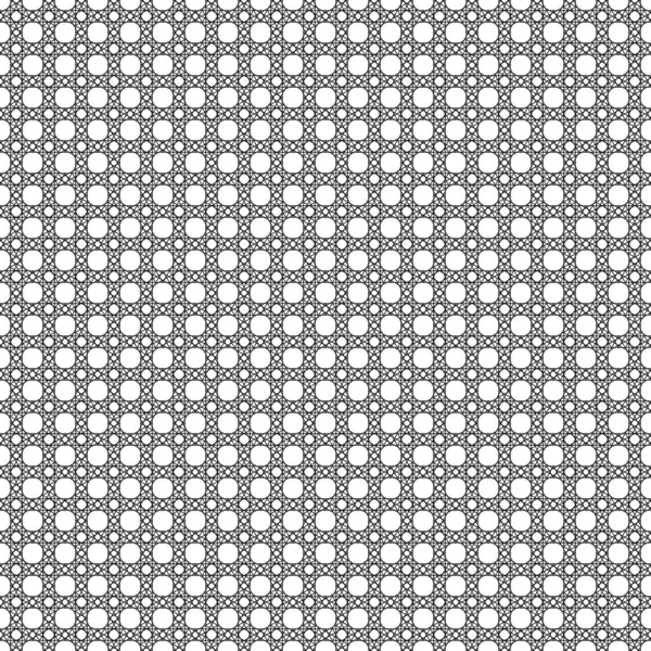 Abstrakt Geometrisk Svart Deco Konst Hexagon Mönster Helig Geometri Rutnät — Stock vektor