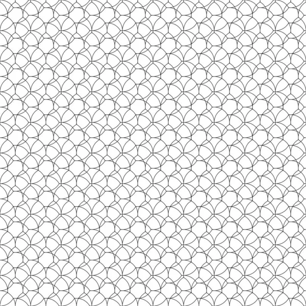 Umriss Geometrischen Abstrakten Hintergrund Nahtloses Muster Mit Wiederholten Stilisierten Linienquadraten — Stockvektor