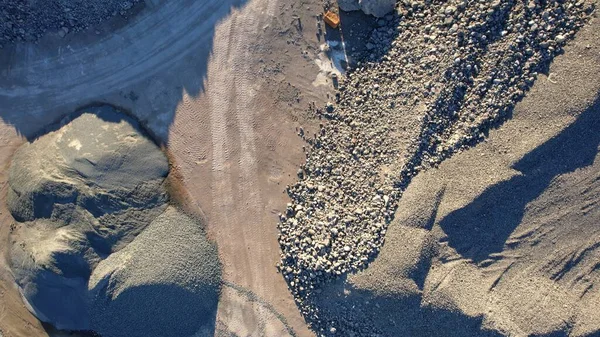Areia Que Faz Planta Correia Transportadora Armazenamento Material Mineração Instalação — Fotografia de Stock