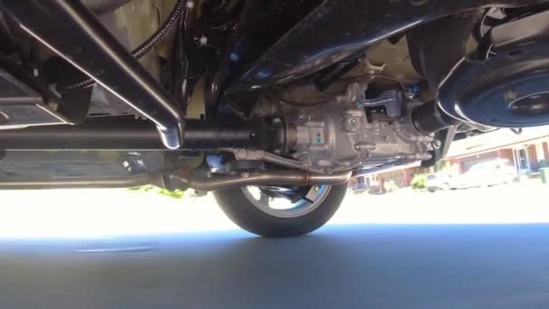 Bottom Car View Safety Inspection Test Drive Concept Ppi Pdi — Vídeo de Stock