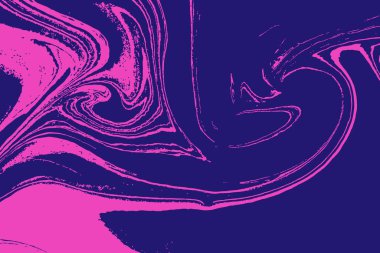 Mermer swirls veya akik taş etkisi dalgaların trendy stiliyle. Vektör.