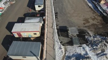 Scarborough Subway Extension construction since spring 2021 to extend the TTCs Line 2 subway, north into Scarborough with three new subway stations: Toronto, Ontario, Canada - February 6, 2023.