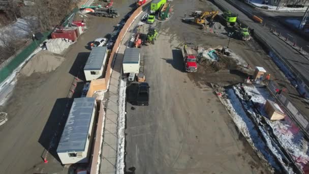 Scarborough Metro Extension Ttc Constructie Ter Vervanging Van Lijn Scarborough — Stockvideo