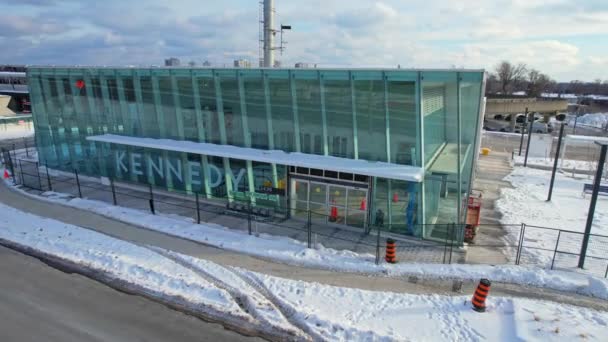 New Kennedy Station Made Glass Design Natural Light Station Eglinton — Video